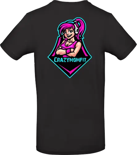 Crazymomfit - gaming, gamer, zocken, nerd, humor, lustig, spruch, illustration, design, fun