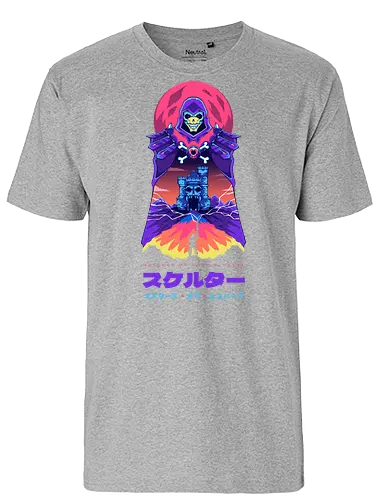 SKELETOR - masters of the universe, skeletor, motu, he man, he man and the masters of the universe, vintage, 90s, tv show, retro - Fairtrade T-Shirt