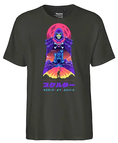 SKELETOR - masters of the universe, skeletor, motu, he man, he man and the masters of the universe, vintage, 90s, tv show, retro - Fairtrade T-Shirt