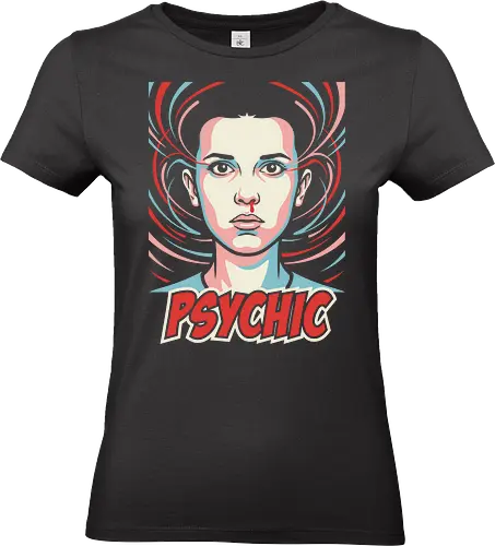 Psychic Power - psychic power shirt, retro sci-fi t-shirt, telekinesis graphic tee, 80s supernatural clothing, nosebleed girl design, mental power apparel, vintage mystery t-shirt, synthwave sci-fi top, psychic girl art, paranormal thriller merch, eleven inspired clothing, retro energy waves graphic, distressed sci-fi shirt, alternative 80s fashion, geek culture streetwear, supernatural fan gift, cosmic energy t-shirt, pop culture hero tee, powerful girl graphic - Standard T-Shirt (Frauen)