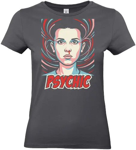 Psychic Power - psychic power shirt, retro sci-fi t-shirt, telekinesis graphic tee, 80s supernatural clothing, nosebleed girl design, mental power apparel, vintage mystery t-shirt, synthwave sci-fi top, psychic girl art, paranormal thriller merch, eleven inspired clothing, retro energy waves graphic, distressed sci-fi shirt, alternative 80s fashion, geek culture streetwear, supernatural fan gift, cosmic energy t-shirt, pop culture hero tee, powerful girl graphic - Standard T-Shirt (Frauen)