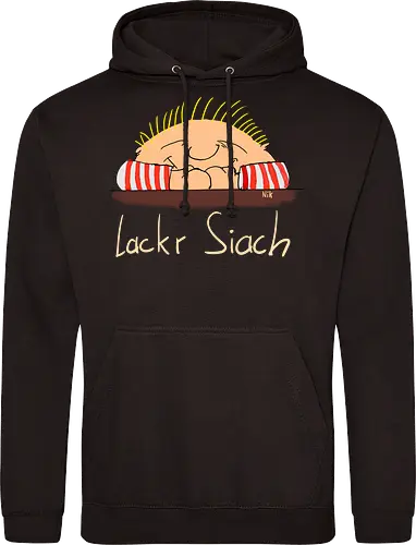 Lackr Siach, helle Schrift