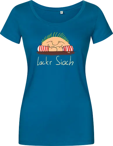 Lackr Siach, helle Schrift