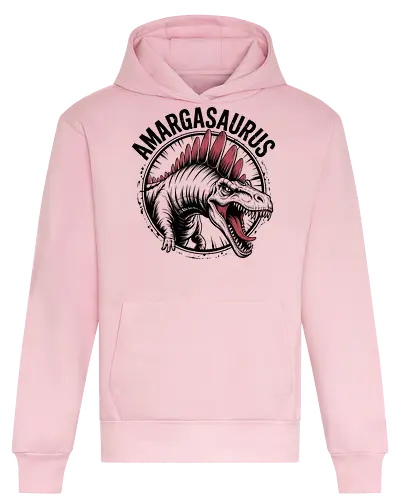 Dinosaurier - Amargasaurus, Dinosaurier, Sauropode, Dino, niedlich, Paläontologie, prähistorisch, Jura, Kreidezeit, Cartoon, ausgestorben, Dinos, langer Hals, Tier, Paläokunst, Skelett, Brontosaurus, Fossil, lustig - Heavyweight Hoodie