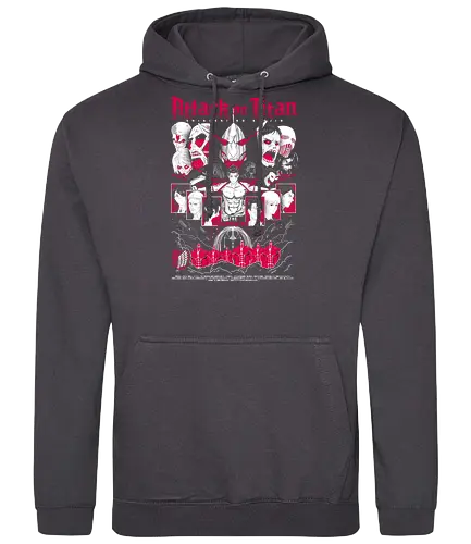 Attack titan - Attack, shingeki no kyojin, anime series, titan battle, dark anime, manga anime, japanese anime, anime art, otaku style - Standard Hoodie