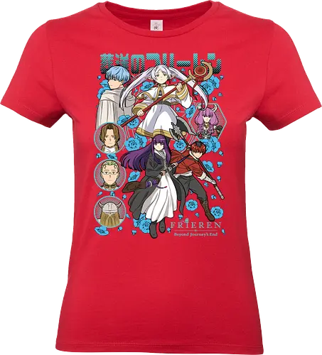 Frieren - frieren beyond journeys end, frieren, sousou no frieren, fantasy anime, anime girl, emotional anime, manga anime, japanese anime, anime art - Standard T-Shirt (Frauen)