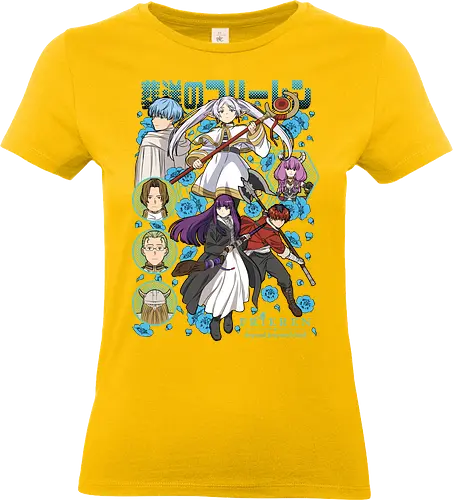 Frieren - frieren beyond journeys end, frieren, sousou no frieren, fantasy anime, anime girl, emotional anime, manga anime, japanese anime, anime art - Standard T-Shirt (Frauen)