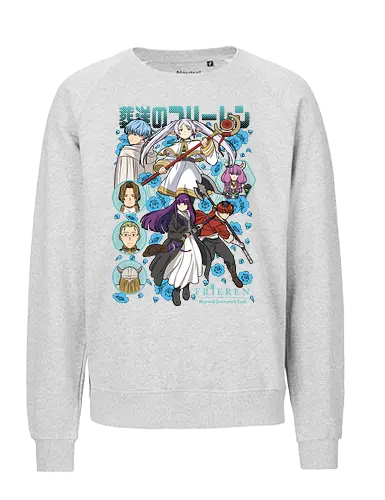 Frieren - frieren beyond journeys end, frieren, sousou no frieren, fantasy anime, anime girl, emotional anime, manga anime, japanese anime, anime art - Fairtrade Sweatshirt