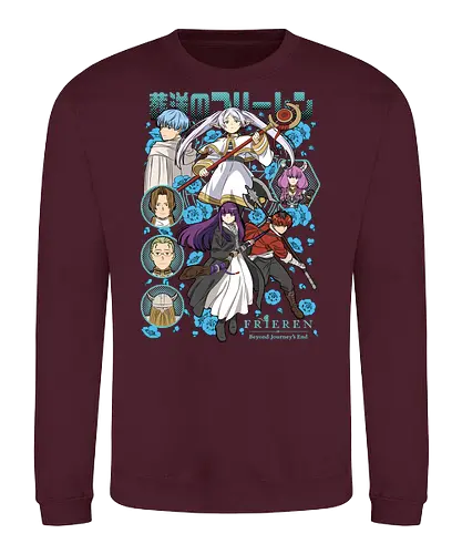 Frieren - frieren beyond journeys end, frieren, sousou no frieren, fantasy anime, anime girl, emotional anime, manga anime, japanese anime, anime art - Sweatshirt