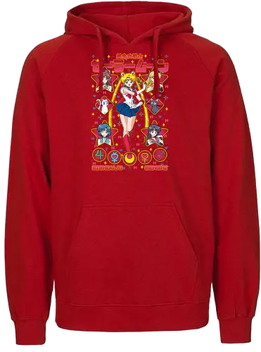 Sailors - Sailor, usagi tsukino, magical girl, classic anime, anime girl, shoujo anime, manga anime, japanese anime, anime art - Fairtrade Hoodie