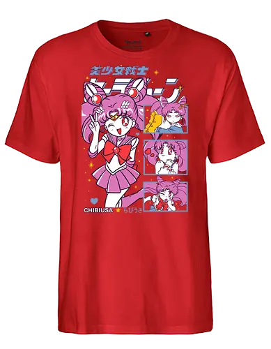 Chibiusa - Sailor, chibiusa, sailor chibi moon, magical girl, anime girl, shoujo anime, manga anime, japanese anime, anime art - Fairtrade T-Shirt