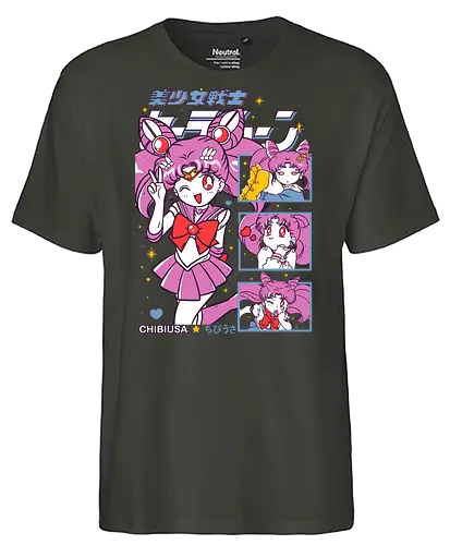 Chibiusa - Sailor, chibiusa, sailor chibi moon, magical girl, anime girl, shoujo anime, manga anime, japanese anime, anime art - Fairtrade T-Shirt