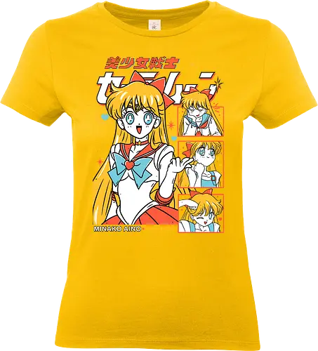 Sailor Venus - Sailor, sailor venus, minako aino, love guardian, magical girl, shoujo anime, manga anime, japanese anime, anime art - Standard T-Shirt (Frauen)