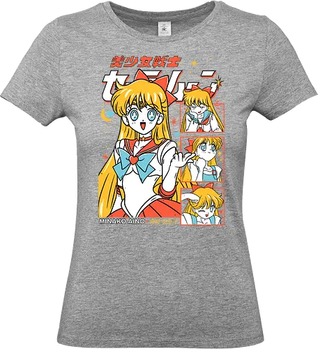 Sailor Venus - Sailor, sailor venus, minako aino, love guardian, magical girl, shoujo anime, manga anime, japanese anime, anime art - Standard T-Shirt (Frauen)