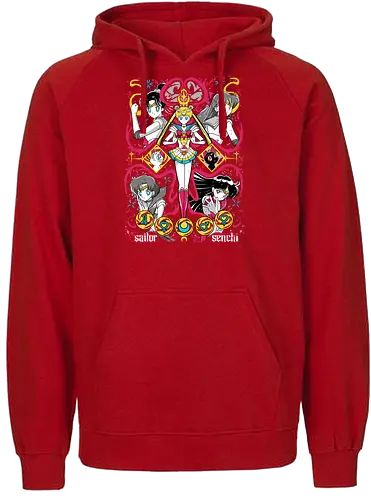 Sailors Scouts - sailor, sailor scouts, inner senshi, outer senshi, magical girls, anime girls, shoujo anime, manga anime, japanese anime, anime art - Fairtrade Hoodie