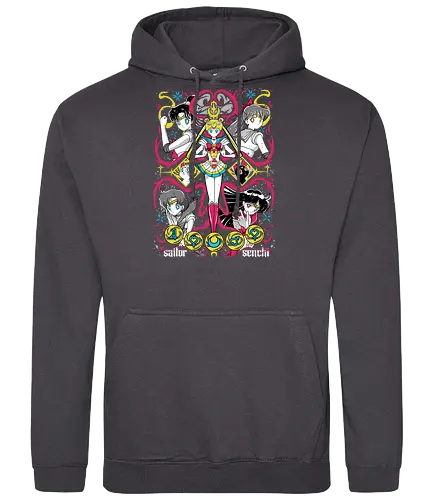 Sailors Scouts - sailor, sailor scouts, inner senshi, outer senshi, magical girls, anime girls, shoujo anime, manga anime, japanese anime, anime art - Standard Hoodie