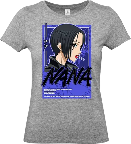 Nana - nana anime, anna osaki, nana osaki, punk rock anime, black stones, anime girl, music anime, shoujo anime, manga anime, anime art - Standard T-Shirt (Frauen)