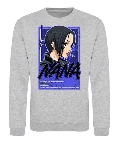Nana - nana anime, anna osaki, nana osaki, punk rock anime, black stones, anime girl, music anime, shoujo anime, manga anime, anime art - Sweatshirt