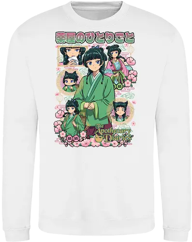 The apothecary diaries - the apothecary diaries, maomao, kusuriya no hitorigoto, historical anime, anime girl, mystery anime, manga anime, japanese anime, anime art - Sweatshirt