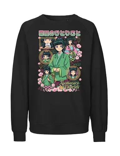 The apothecary diaries - the apothecary diaries, maomao, kusuriya no hitorigoto, historical anime, anime girl, mystery anime, manga anime, japanese anime, anime art - Fairtrade Sweatshirt