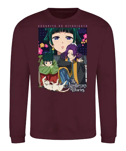 Apothecary Diaries - the apothecary diaries, maomao, palace intrigue, mystery anime, historical drama, anime protagonist, manga series, asian aesthetic, anime art - Sweatshirt
