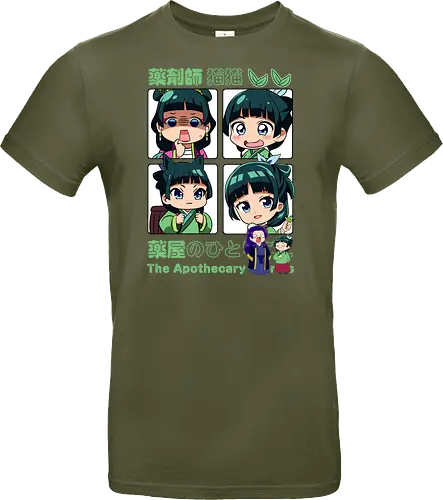 Chibi Maomao - the apothecary diaries, chibi maomao, kusuriya no hitorigoto, chibi anime, cute anime, anime girl, kawaii style, manga anime, anime art - Standard T-Shirt