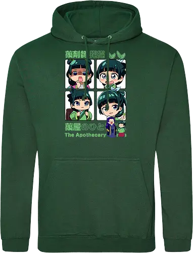 Chibi Maomao - the apothecary diaries, chibi maomao, kusuriya no hitorigoto, chibi anime, cute anime, anime girl, kawaii style, manga anime, anime art - Standard Hoodie