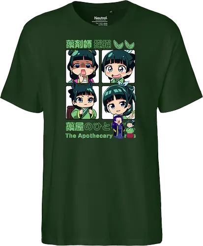 Chibi Maomao - the apothecary diaries, chibi maomao, kusuriya no hitorigoto, chibi anime, cute anime, anime girl, kawaii style, manga anime, anime art - Fairtrade T-Shirt
