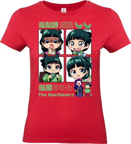 Chibi Maomao - the apothecary diaries, chibi maomao, kusuriya no hitorigoto, chibi anime, cute anime, anime girl, kawaii style, manga anime, anime art - Standard T-Shirt (Frauen)