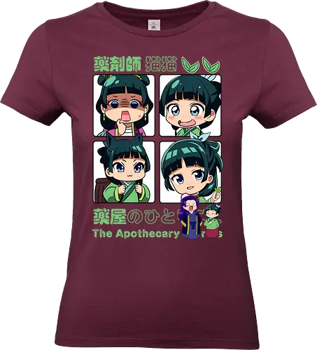 Chibi Maomao - the apothecary diaries, chibi maomao, kusuriya no hitorigoto, chibi anime, cute anime, anime girl, kawaii style, manga anime, anime art - Standard T-Shirt (Frauen)