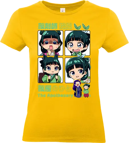 Chibi Maomao - the apothecary diaries, chibi maomao, kusuriya no hitorigoto, chibi anime, cute anime, anime girl, kawaii style, manga anime, anime art - Standard T-Shirt (Frauen)