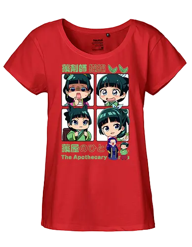 Chibi Maomao - the apothecary diaries, chibi maomao, kusuriya no hitorigoto, chibi anime, cute anime, anime girl, kawaii style, manga anime, anime art - Fairtrade Girl Shirt