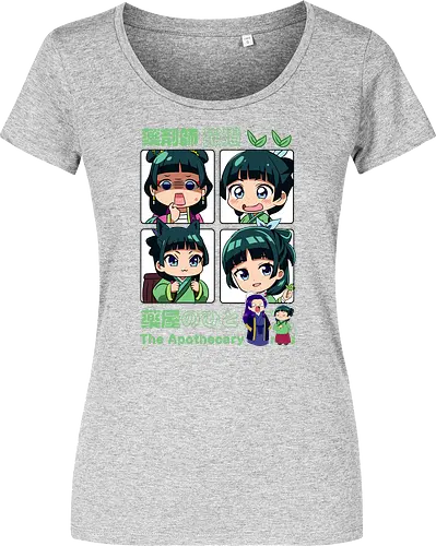 Chibi Maomao - the apothecary diaries, chibi maomao, kusuriya no hitorigoto, chibi anime, cute anime, anime girl, kawaii style, manga anime, anime art - Damen T-Shirt