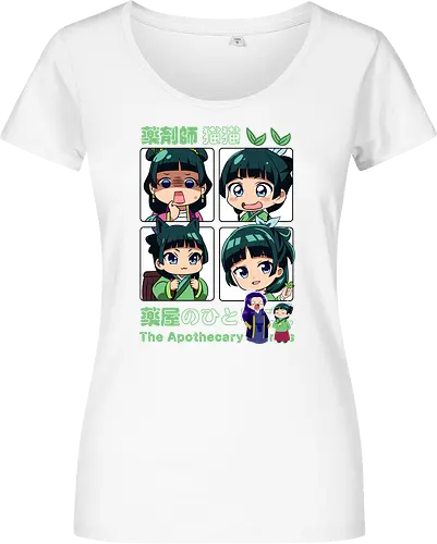 Chibi Maomao - the apothecary diaries, chibi maomao, kusuriya no hitorigoto, chibi anime, cute anime, anime girl, kawaii style, manga anime, anime art - Damen T-Shirt