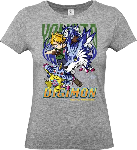 Matt Ishida – Digital Monsters Chosen Child & Partner - digital monsters, digimon adventure, matt ishida, chosen child, digidestined, digital partner, friendship bond, classic anime, manga anime, anime art - Standard T-Shirt (Frauen)
