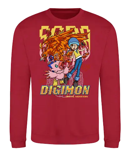 Sora Takenouchi – Digital Monsters Chosen Child & Partner - digital monsters, digimon adventure, sora takenouchi, chosen child, digidestined, digital partner, love bond, classic anime, manga anime, anime art - Sweatshirt