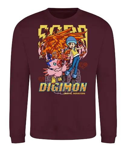 Sora Takenouchi – Digital Monsters Chosen Child & Partner - digital monsters, digimon adventure, sora takenouchi, chosen child, digidestined, digital partner, love bond, classic anime, manga anime, anime art - Sweatshirt