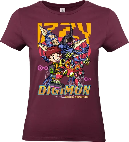 Izzy Izumi – Digital Monsters Chosen Child & Partner - digital monsters, digimon adventure, izzy izumi, chosen child, digidestined, digital partner, knowledge crest, classic anime, manga anime, anime art - Standard T-Shirt (Frauen)