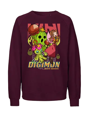 Mimi Tachikawa – Digital Monsters Chosen Child & Partner - digital monsters, digimon adventure, mimi tachikawa, chosen child, digidestined, digital partner, sincerity crest, classic anime, manga anime, anime art - Fairtrade Sweatshirt