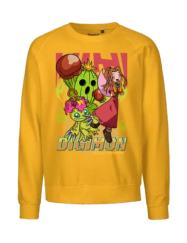 Mimi Tachikawa – Digital Monsters Chosen Child & Partner - digital monsters, digimon adventure, mimi tachikawa, chosen child, digidestined, digital partner, sincerity crest, classic anime, manga anime, anime art - Fairtrade Sweatshirt