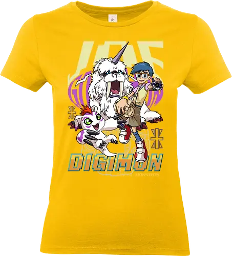 Joe Kido – Digital Monsters Chosen Child & Partner - digital monsters, digimon adventure, joe kido, chosen child, digidestined, digital partner, reliability crest, classic anime, manga anime, anime art - Standard T-Shirt (Frauen)