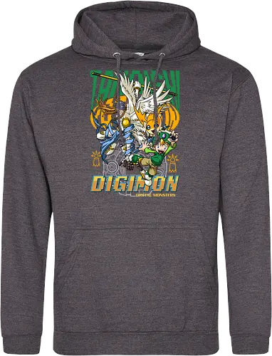 T.K. Takaishi – Digital Monsters Chosen Child & Partner - digital monsters, digimon adventure, tk takaishi, chosen child, digidestined, digital partner, hope crest, classic anime, manga anime, anime art - Standard Hoodie