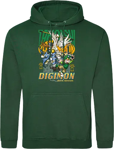 T.K. Takaishi – Digital Monsters Chosen Child & Partner - digital monsters, digimon adventure, tk takaishi, chosen child, digidestined, digital partner, hope crest, classic anime, manga anime, anime art - Standard Hoodie