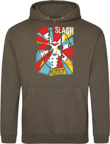 Retro Hockey Mask Slasher Graphic