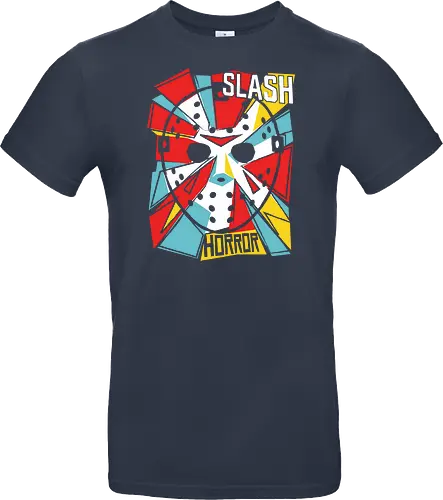 Retro Hockey Mask Slasher Graphic