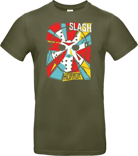 Retro Hockey Mask Slasher Graphic