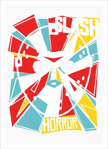 Retro Hockey Mask Slasher Graphic