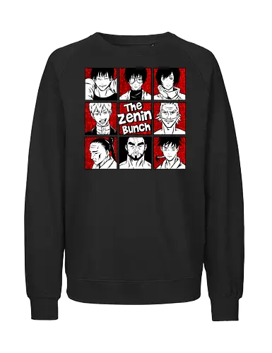 the zenin bunch  - anime, manga, japaneseart, family, klan, clan, ninjas, assassin, toji, maki, jujutsu - Fairtrade Sweatshirt