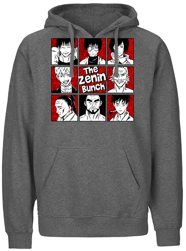 the zenin bunch  - anime, manga, japaneseart, family, klan, clan, ninjas, assassin, toji, maki, jujutsu - Fairtrade Hoodie