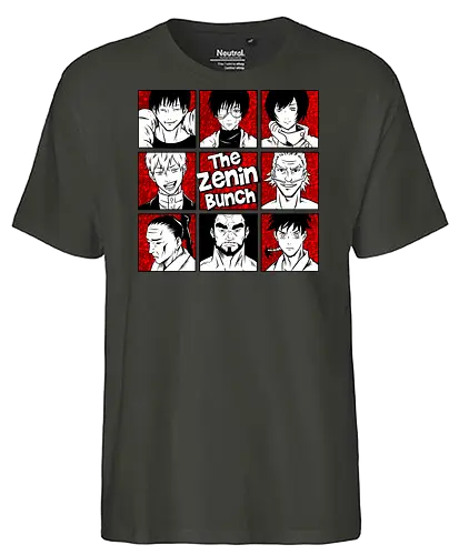the zenin bunch  - anime, manga, japaneseart, family, klan, clan, ninjas, assassin, toji, maki, jujutsu - Fairtrade T-Shirt